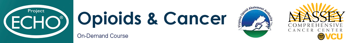 2026 Opioids & Cancer ECHO: De-Escalation & Long Term Management Banner